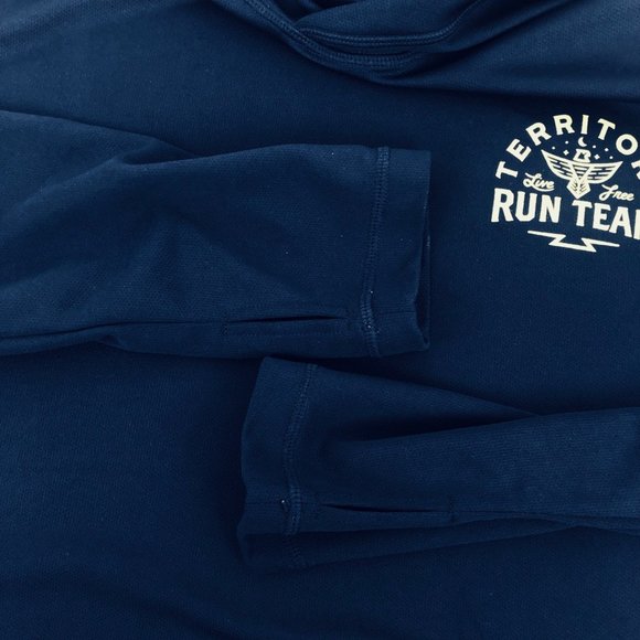 Territory Run Co Team Running Tech Hoodie M Medium - Picture 5 of 13